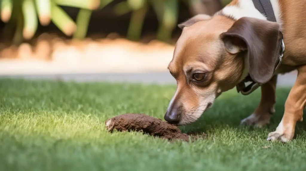 why do dogs eat poop