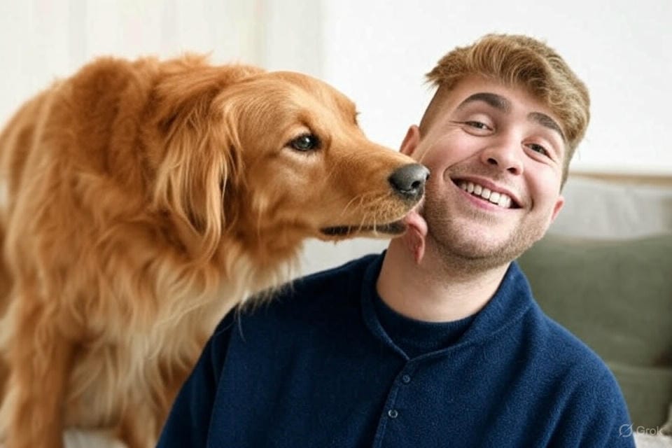 why do dogs lick you